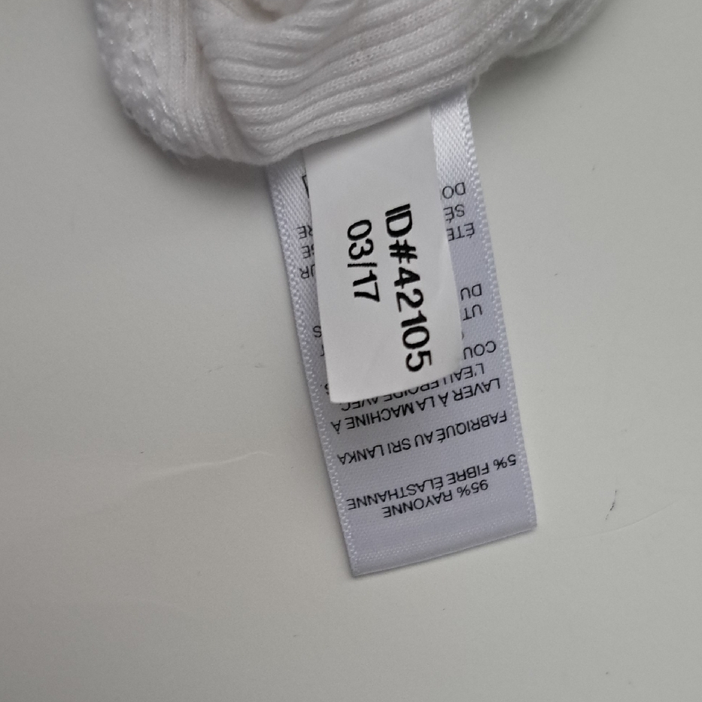 Express White Ribbed Top - Picture 6 of 8